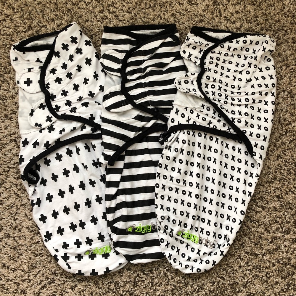 S/M 7-14lbs Velcro baby boy swaddles